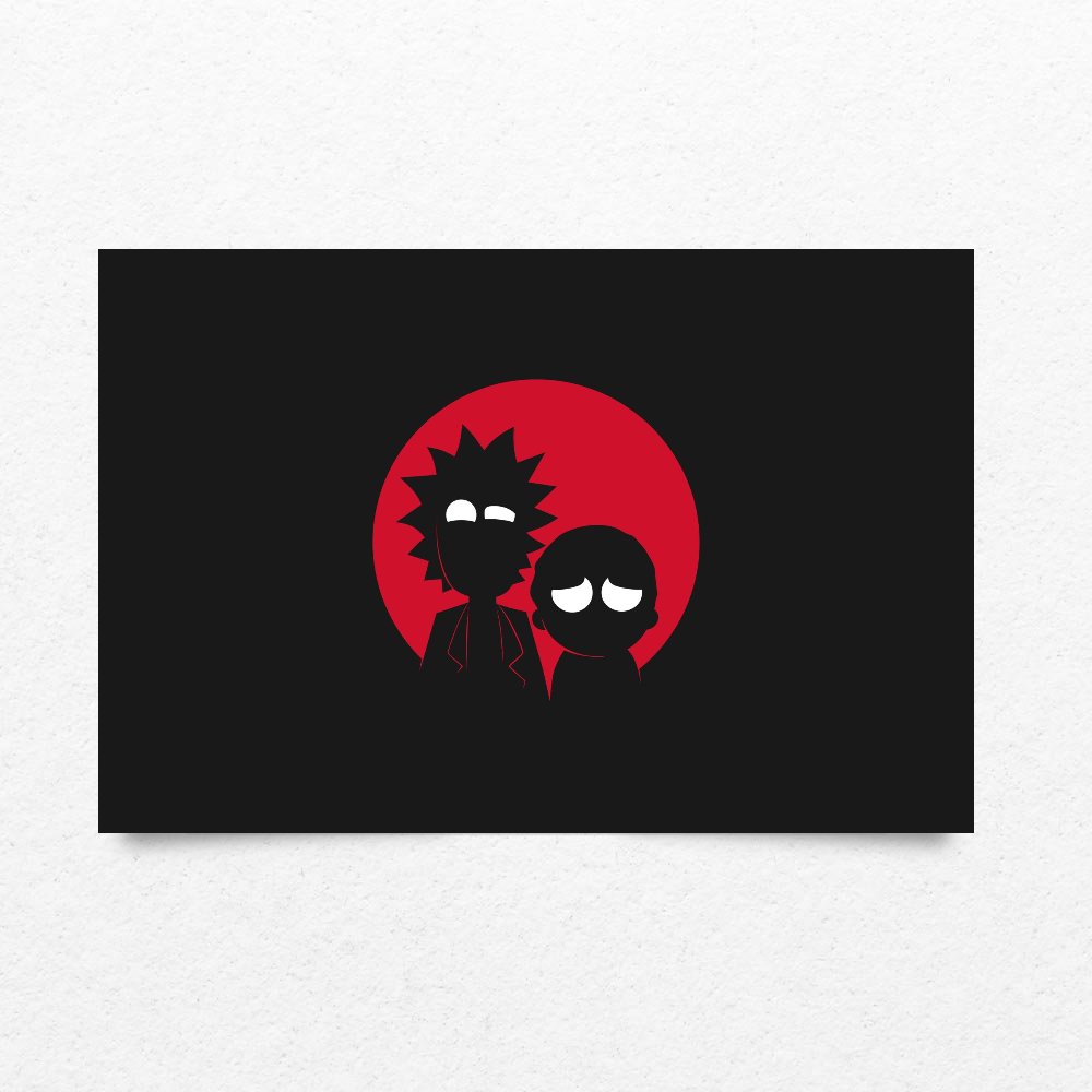 تصویر $پوستر ریک و مورتی rick and morty poster شماره 1
