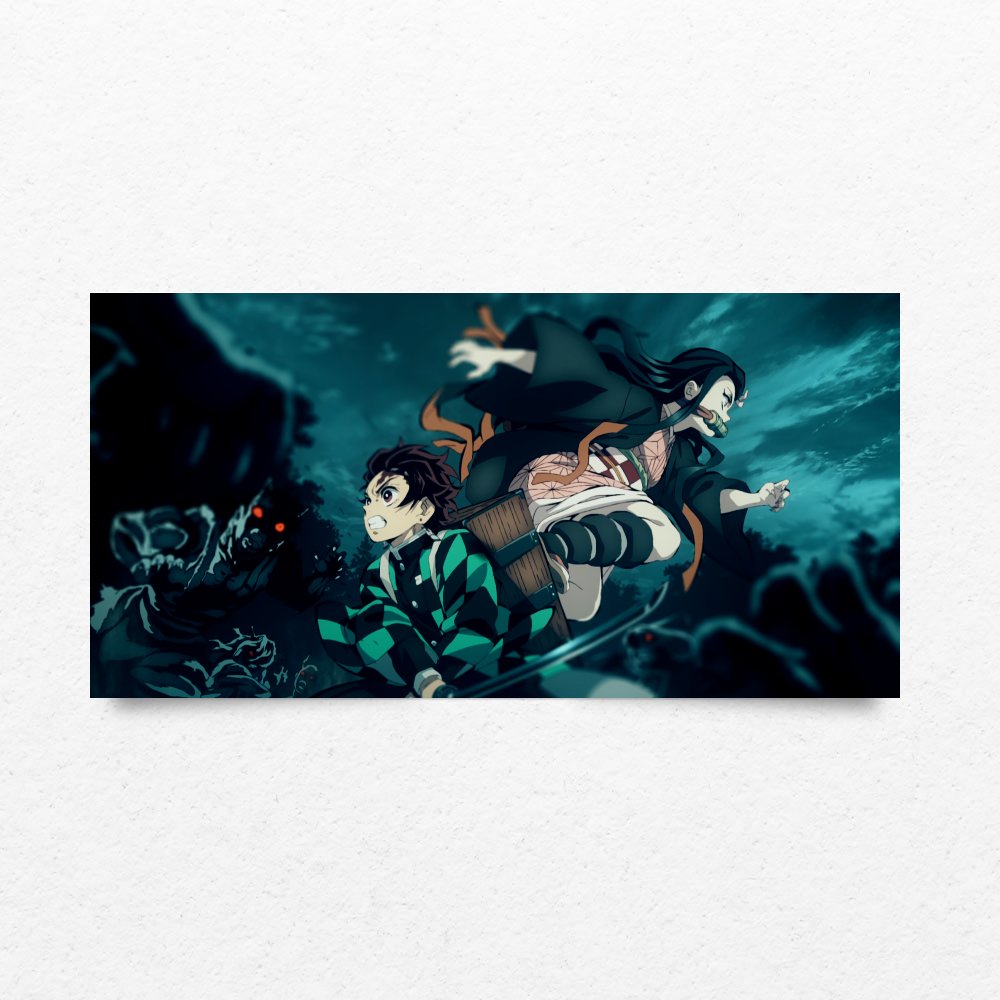 تصویر $پوستر شیطان کش demon slayer poster شماره 3