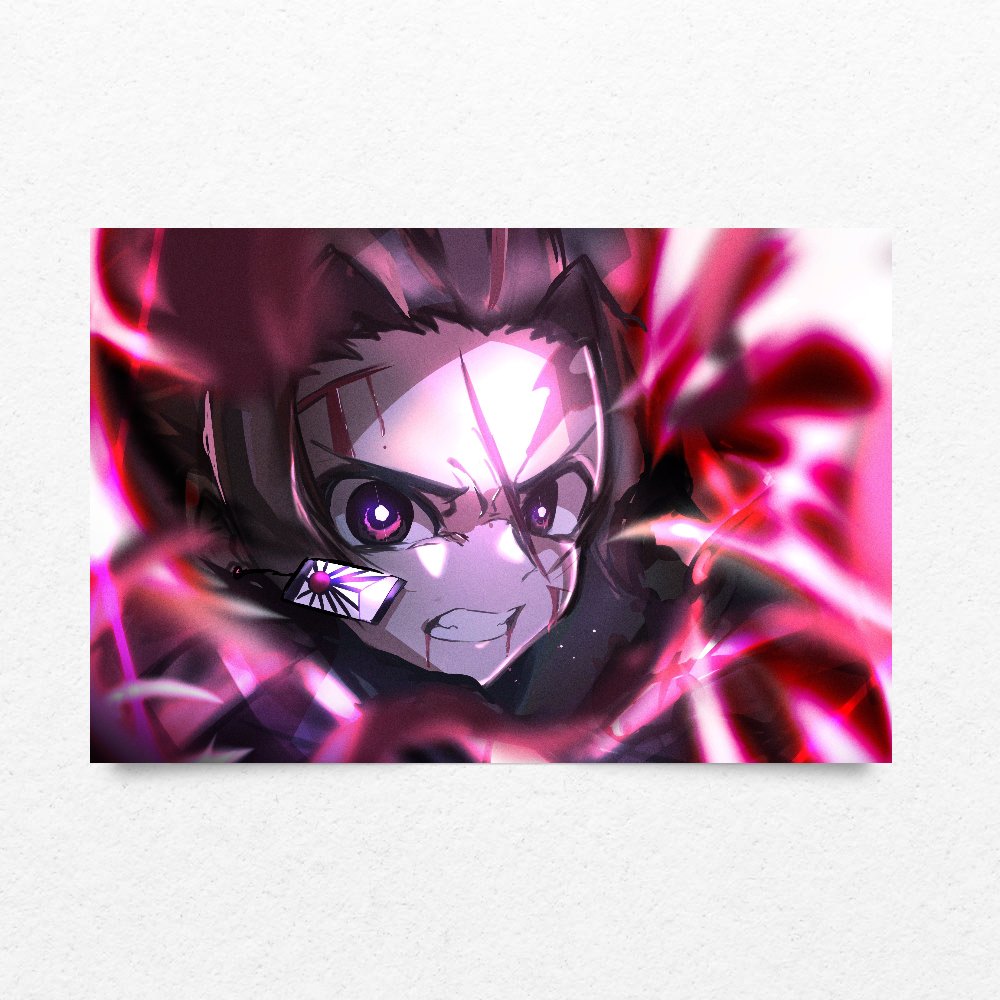 تصویر شماره ۱ محصول پوستر شیطان کش demon slayer poster