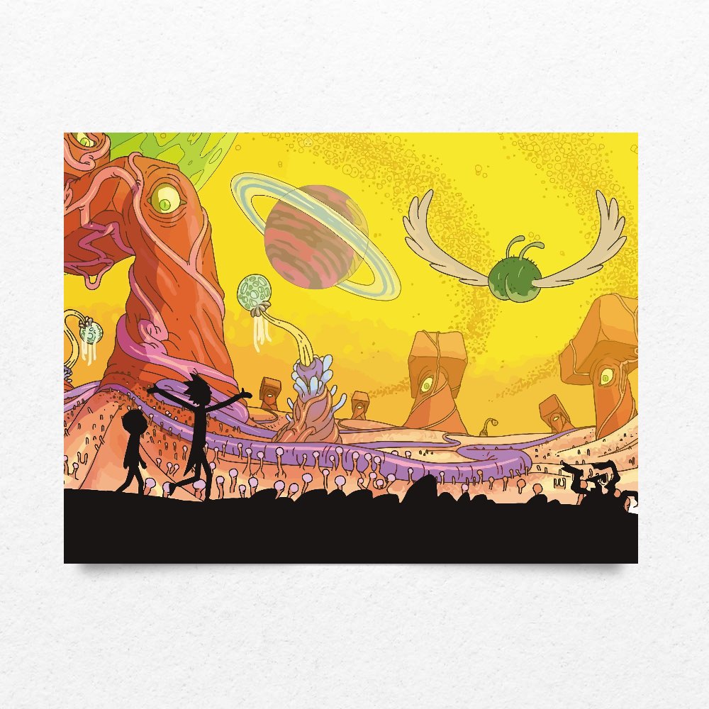تصویر $پوستر ریک و مورتی rick and morty poster شماره 2