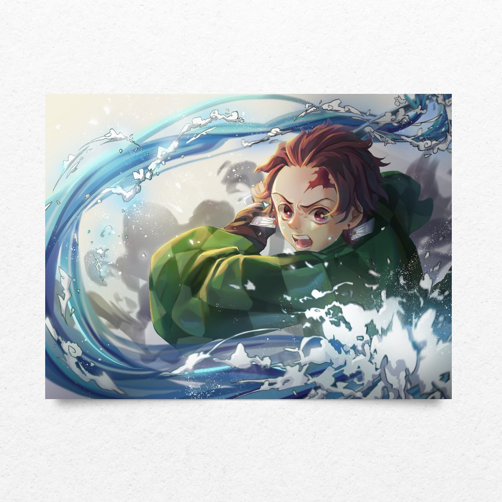 تصویر $پوستر شیطان کش demon slayer poster شماره 2