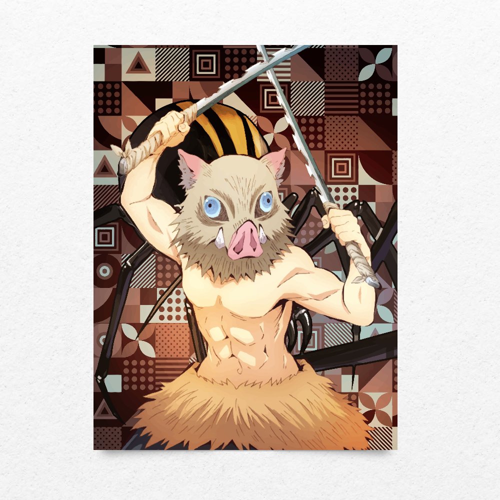 تصویر $پوستر شیطان کش demon slayer poster شماره 2