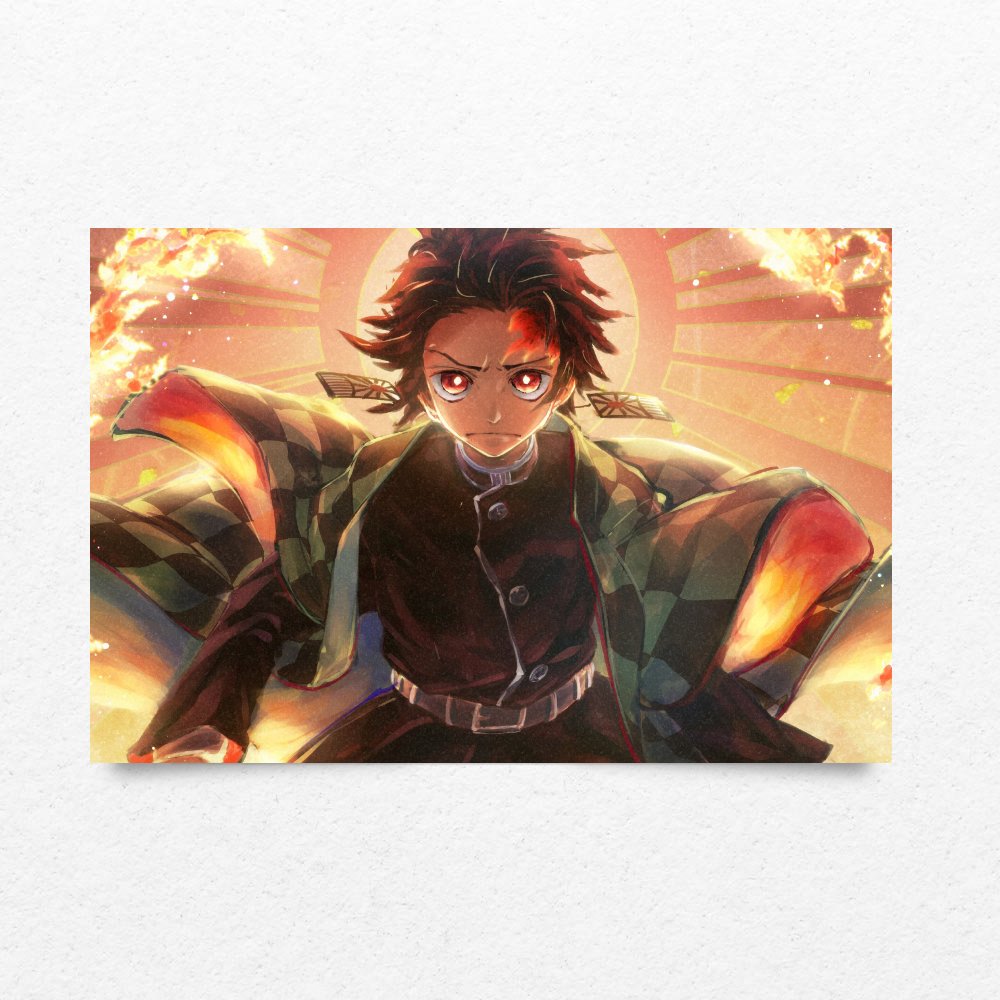 تصویر شماره ۱ محصول پوستر شیطان کش demon slayer poster