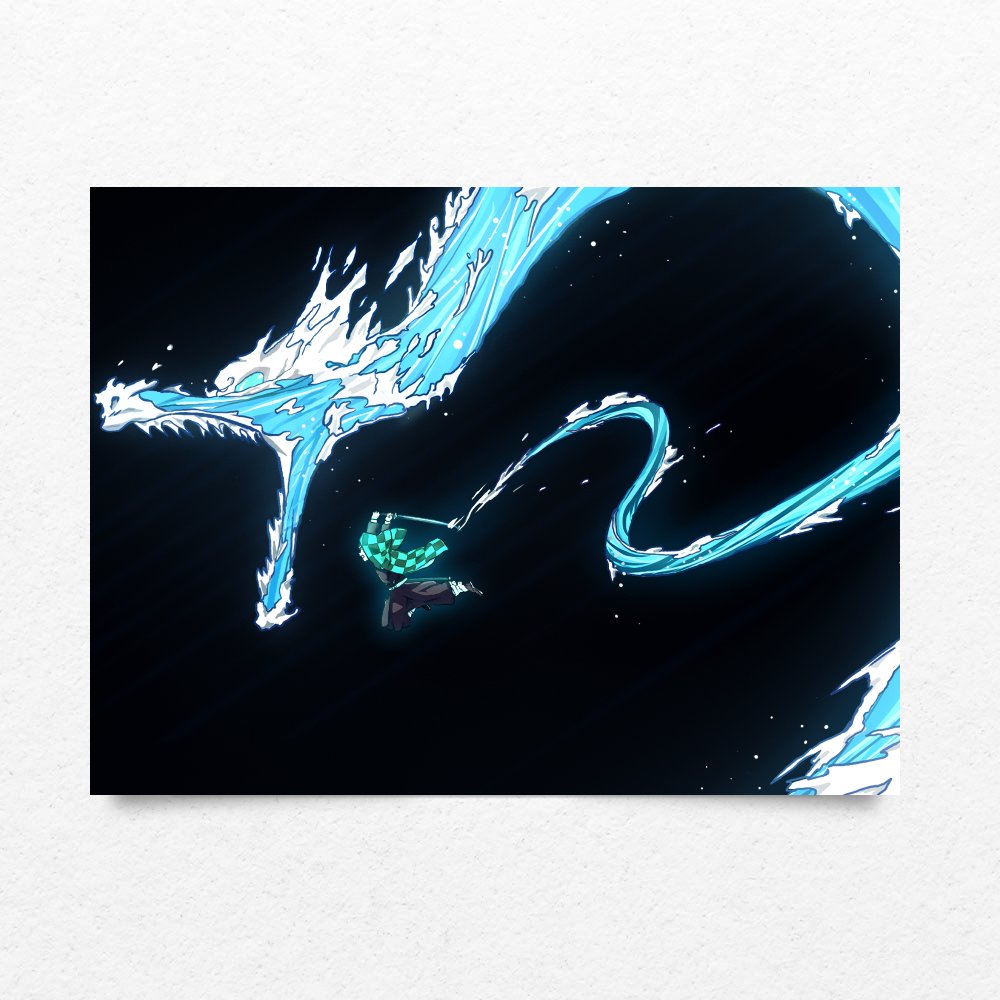 تصویر $پوستر شیطان کش demon slayer poster شماره 2