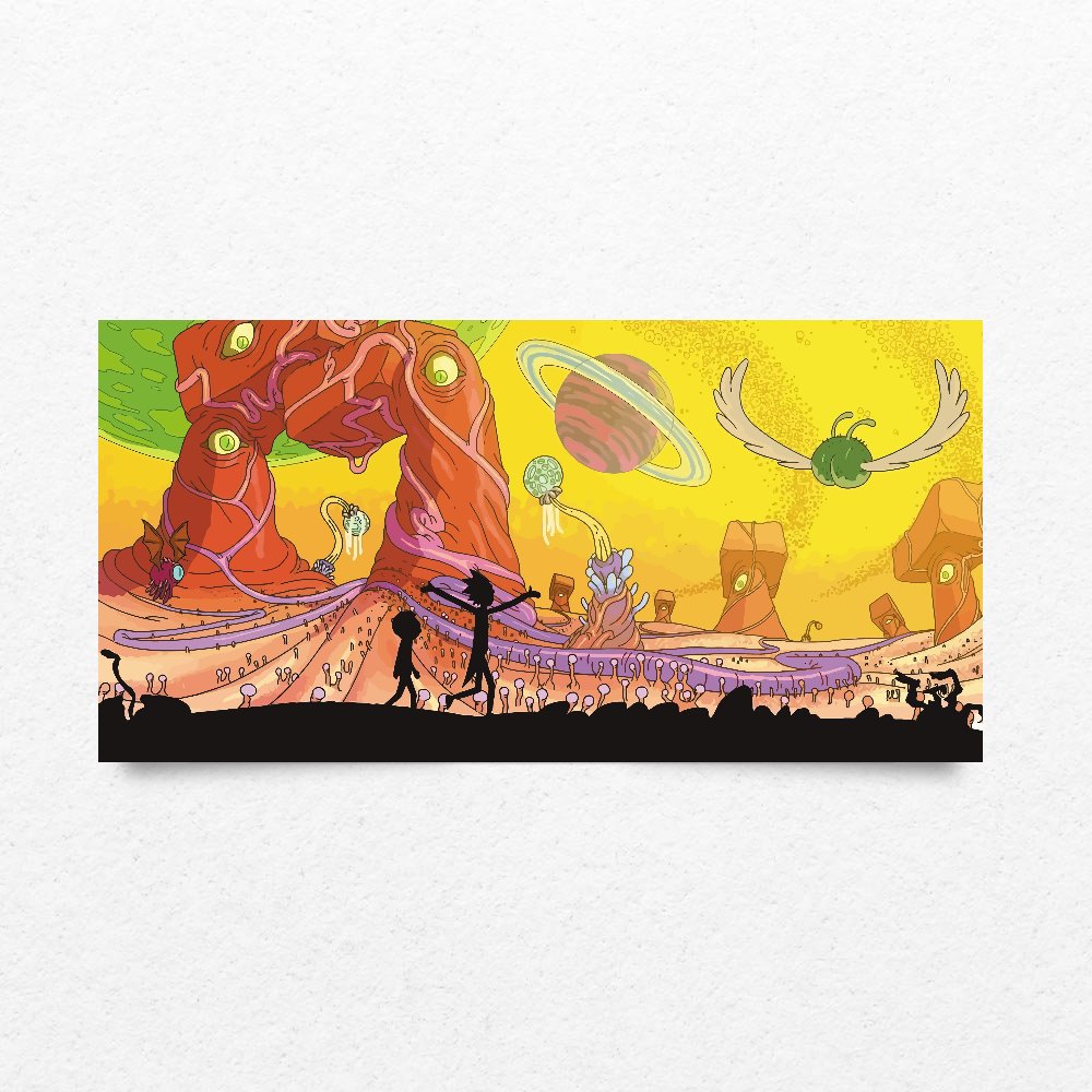 تصویر $پوستر ریک و مورتی rick and morty poster شماره 3